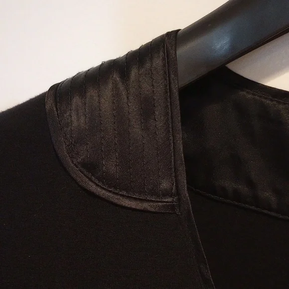 Bloomingdale's Black Button Front Maxi Dress - Picture 5 of 8